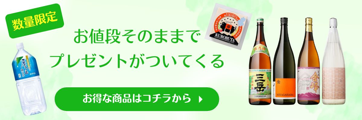 お得なプレゼント付き